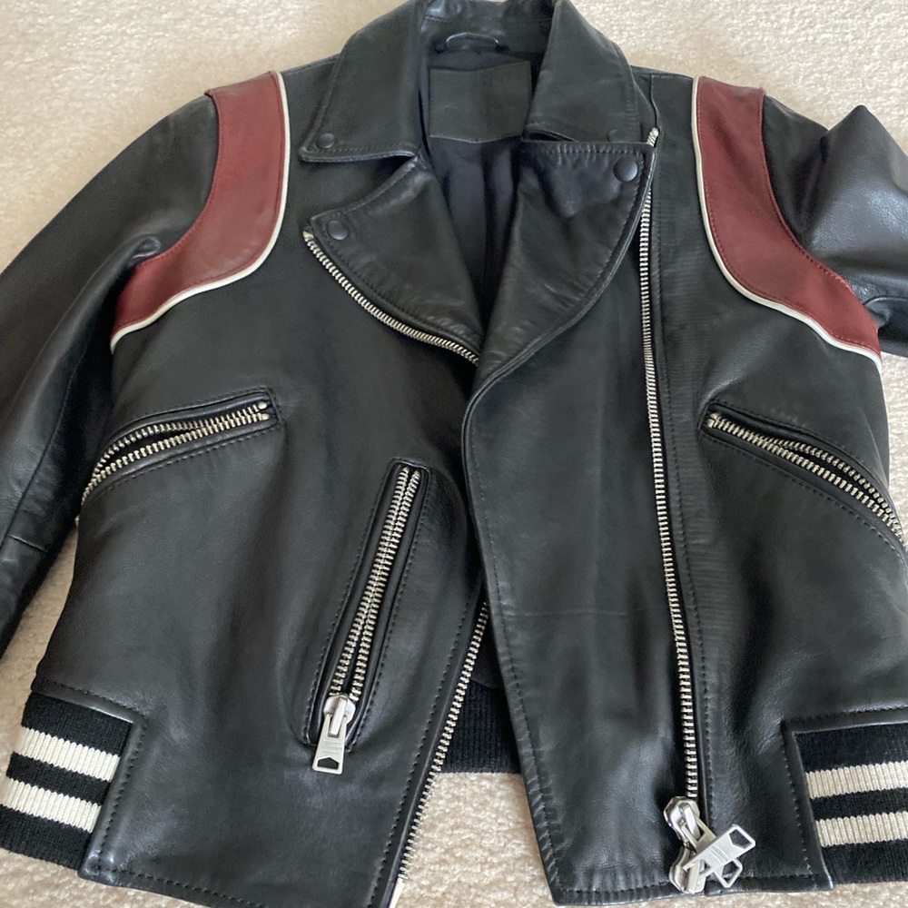All Saints leather jacket